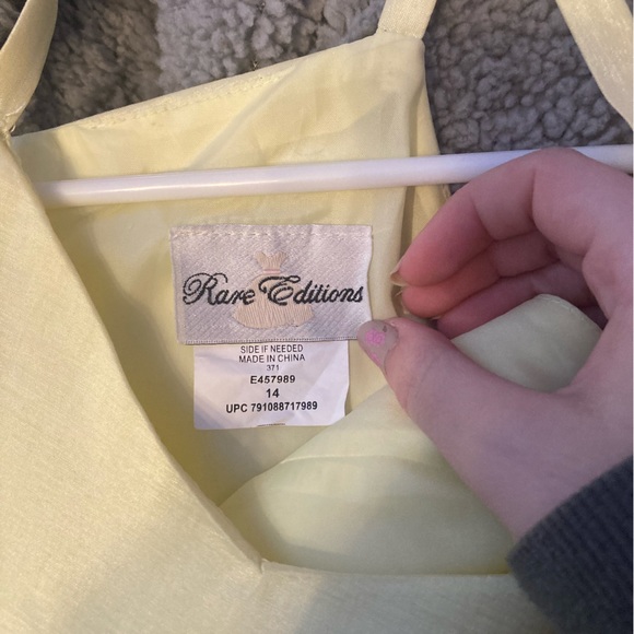 Rare Editions Yellow Dress - Picture 4 of 11